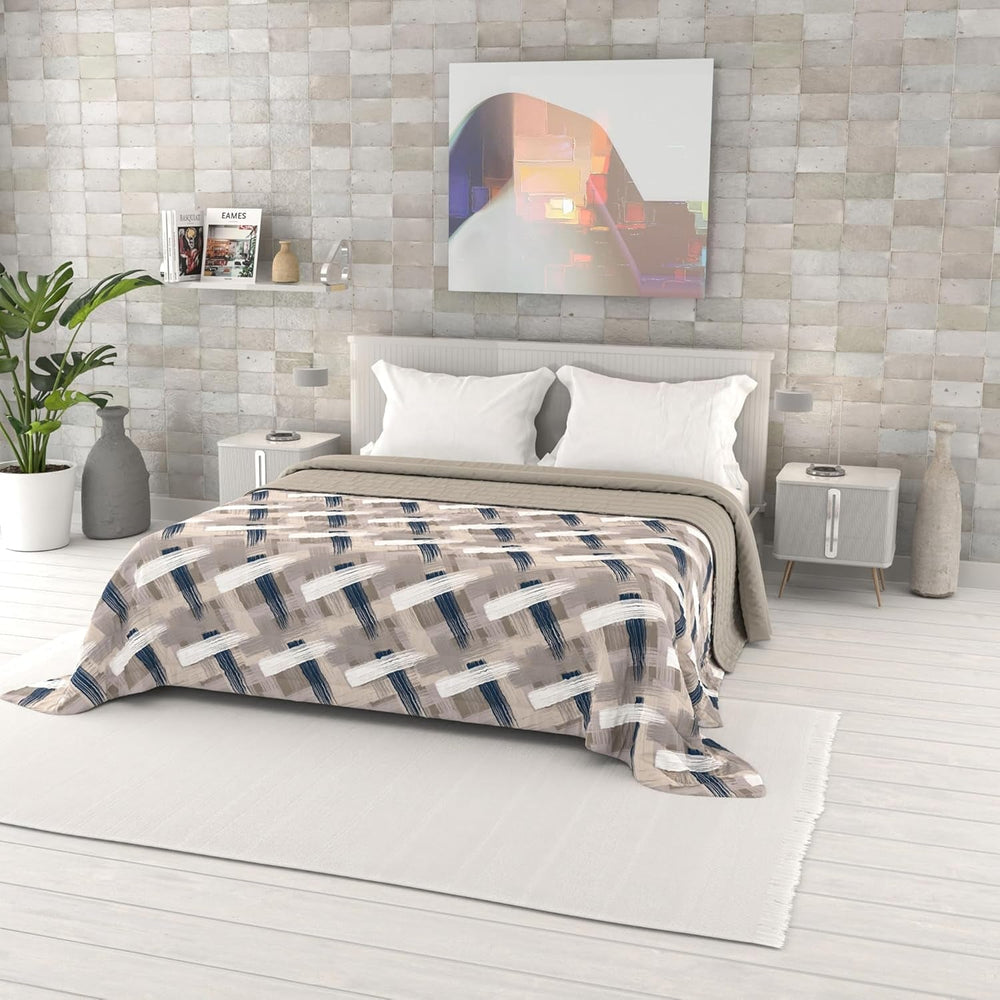 Cuvertură de vară imprimată Fantasy, umplutură din poliester, Petali, 260X270Cm