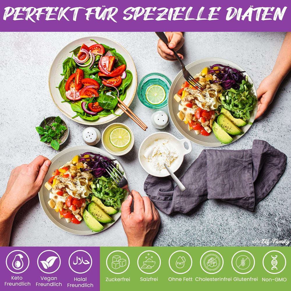 Premium Konjac Noodles from Thailand, Vegan, Gluten Free - 240g x Pack of 6 (12 Packs), Elf-Family Shirataki Noodles, Instant Noodles, Pasta/Keto/Low Carb/Low Calorie/Sugar Free - Spaghetti and Fettuccine