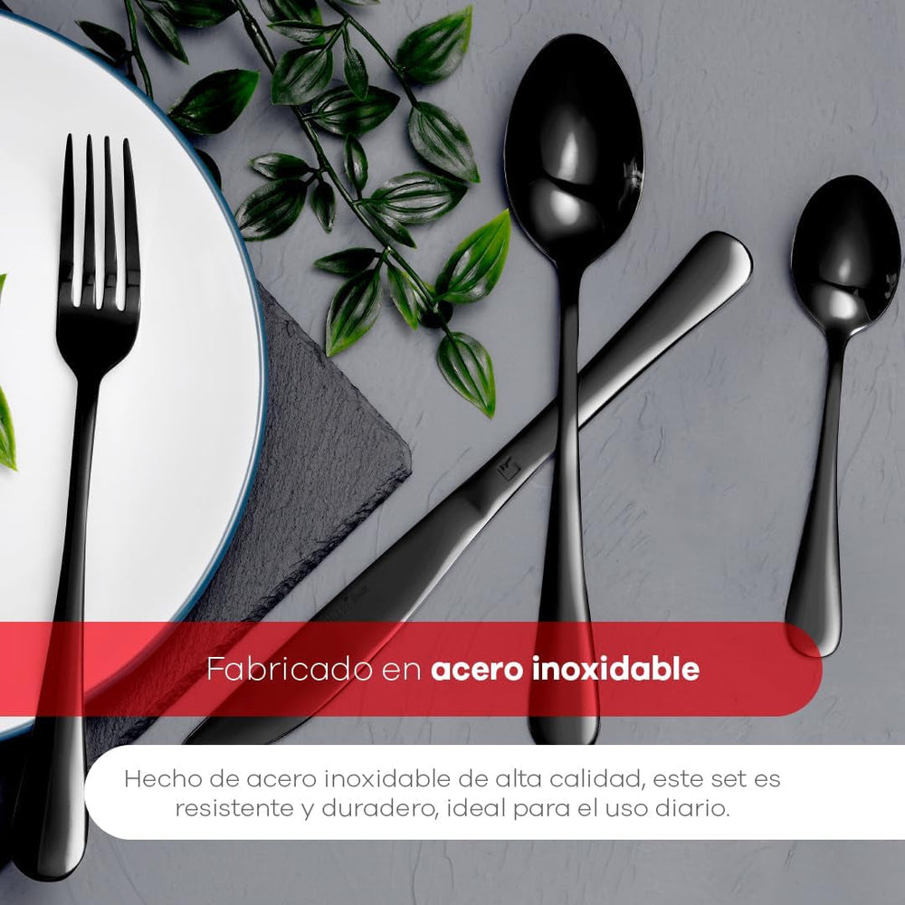 BERGNER MUNICH - Set de tacâmuri din oțel inoxidabil din 24 de piese Bucatarie Naty Shop