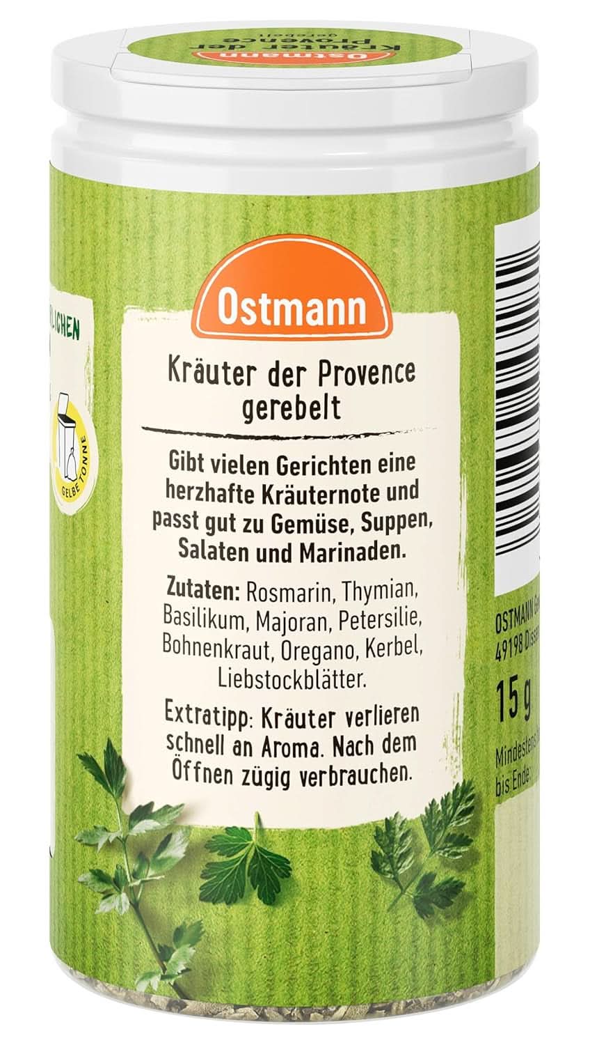 Herbs de Provence Ostmann, 15 G Condiments Naty Shop