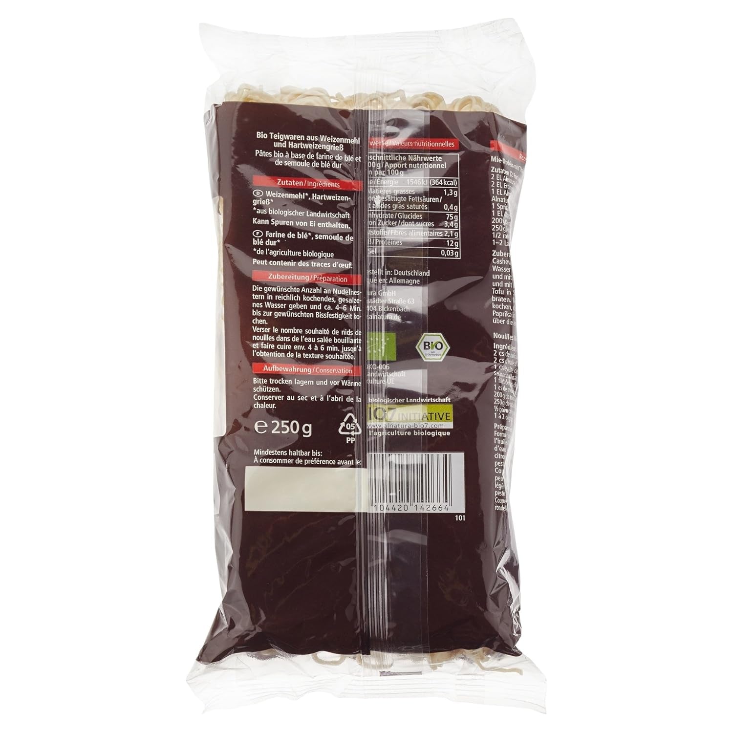 Organic Mie noodles, 250g