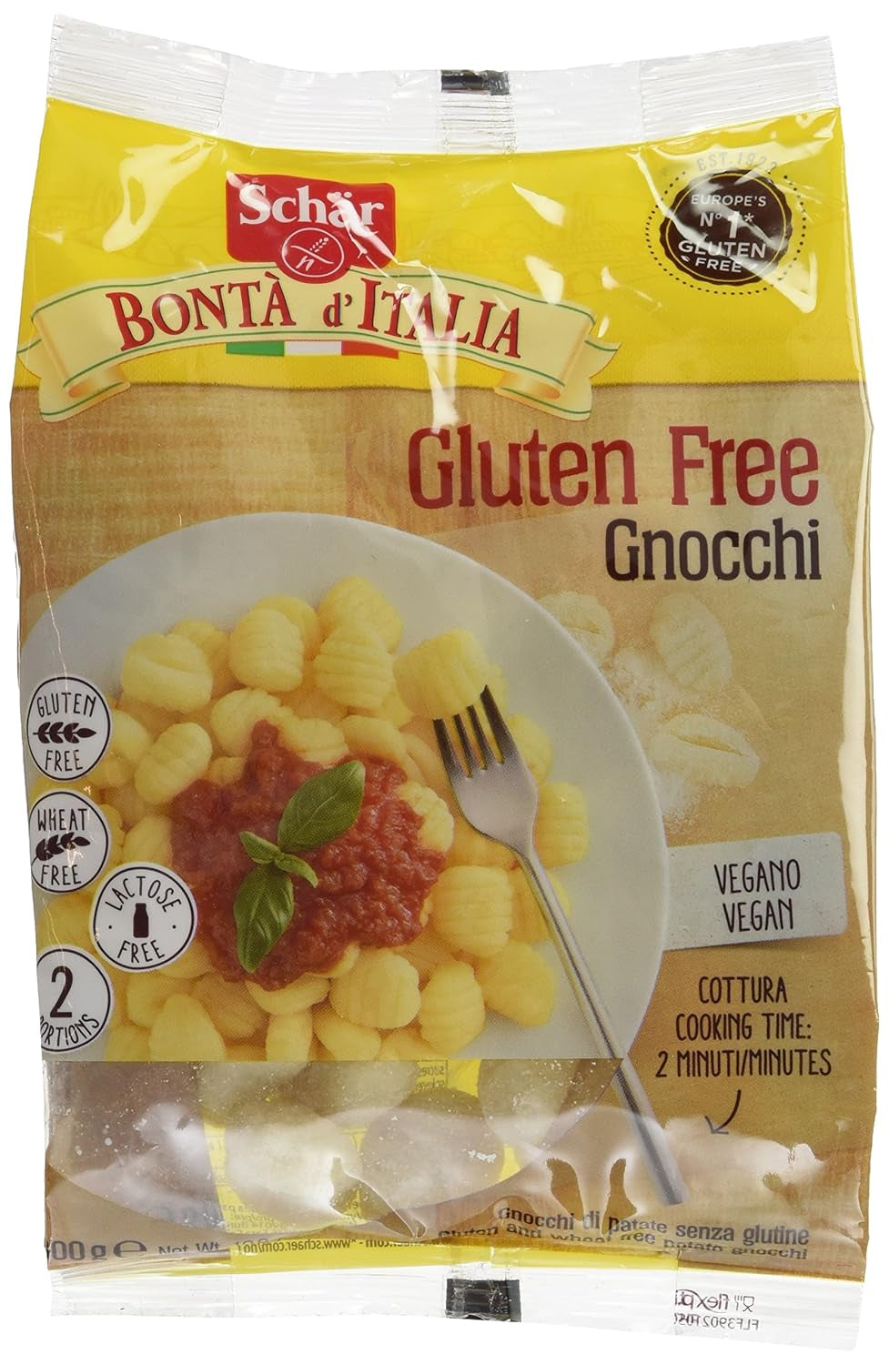 Gluten-free gnocchi, 300g, pack of 6