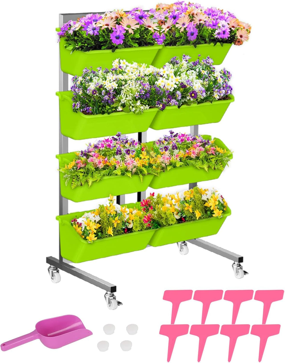 Hängende Vertikale Wand Pflanze, Vertikale Pflanzenwand Balkonbar Pflanzenwand Indoor mit Smart-Timer und Wasserpumpe Blumentopf Wand für Hof Garten Balkon Home Decoration