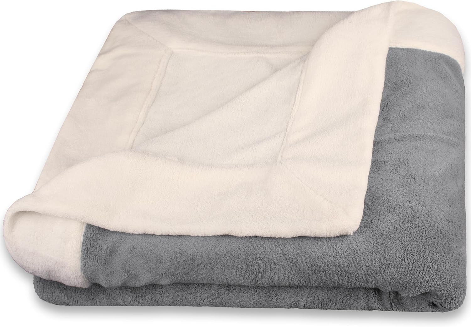 Celinatex fluffy blanket 150 X 200 Cm light blue sofa blanket warm soft microfiber blanket Fleece Oeko-Tex Montreal Beds and Blankets Besuche den CelinaTex-Store White cream / gray 130 X 170 Cm