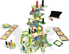 Zoch 601105101 Menara - Temple of High Towers, a tactical tower building game for 1 to 4 builders, the addictive stacking game for the whole family, for children aged 8 and up