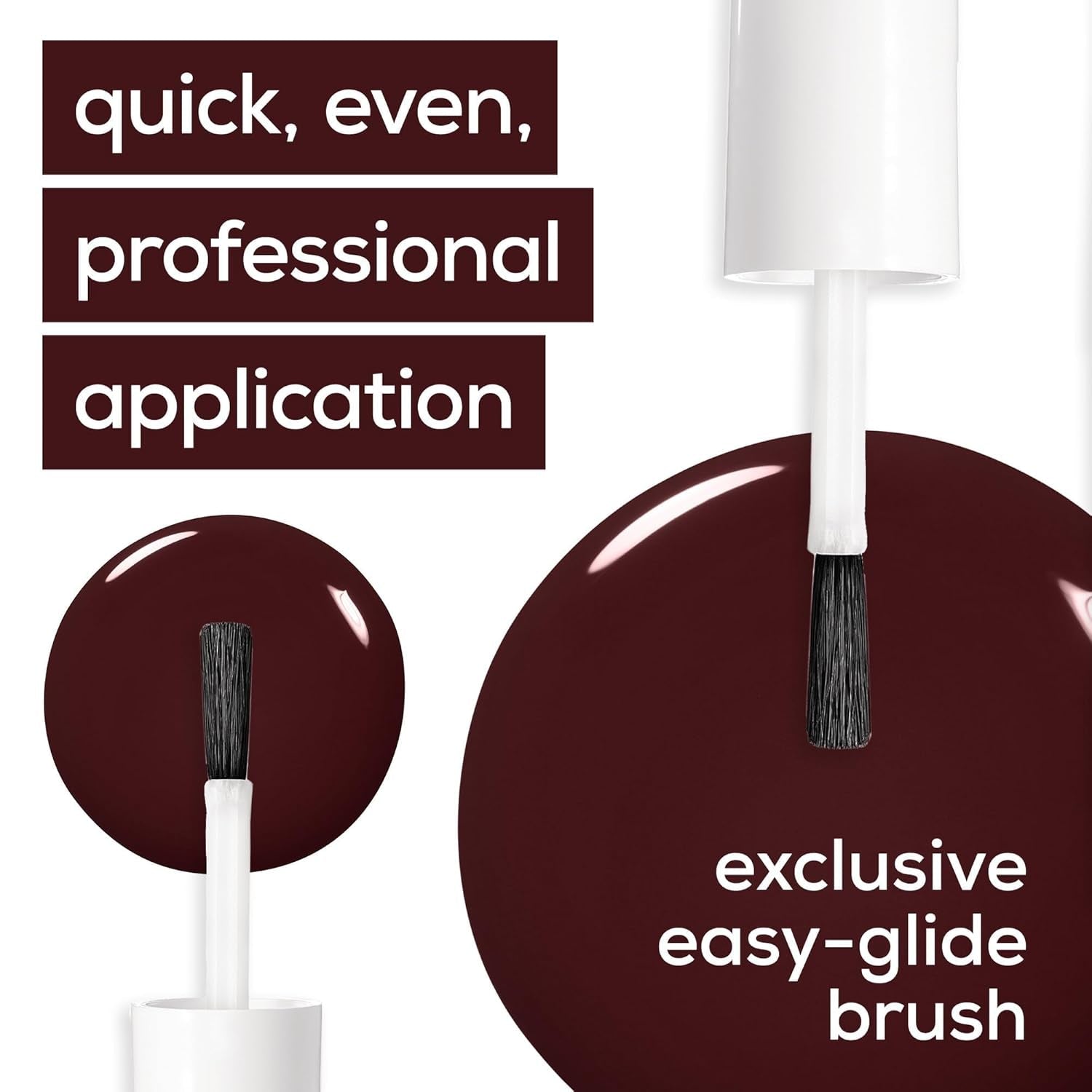 Oja Essie pentru unghii intens colorate, nr. 50 Bordeaux, Roșu, 13,5 ml