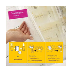 Medela breast milk storage bags 25 pcs, approx. 200 ml, white (Spanish version) Food and Breastfeeding Accessories Bebe Naty Shop