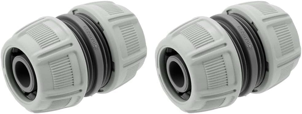 Reparator Gardena 13 mm (1/2 inch) și 15 mm (5/8 inch): Reparare rapidă și ușoară a furtunului fără unelte, Power Grip, forță mare de fixare, ambalat (18232-20)