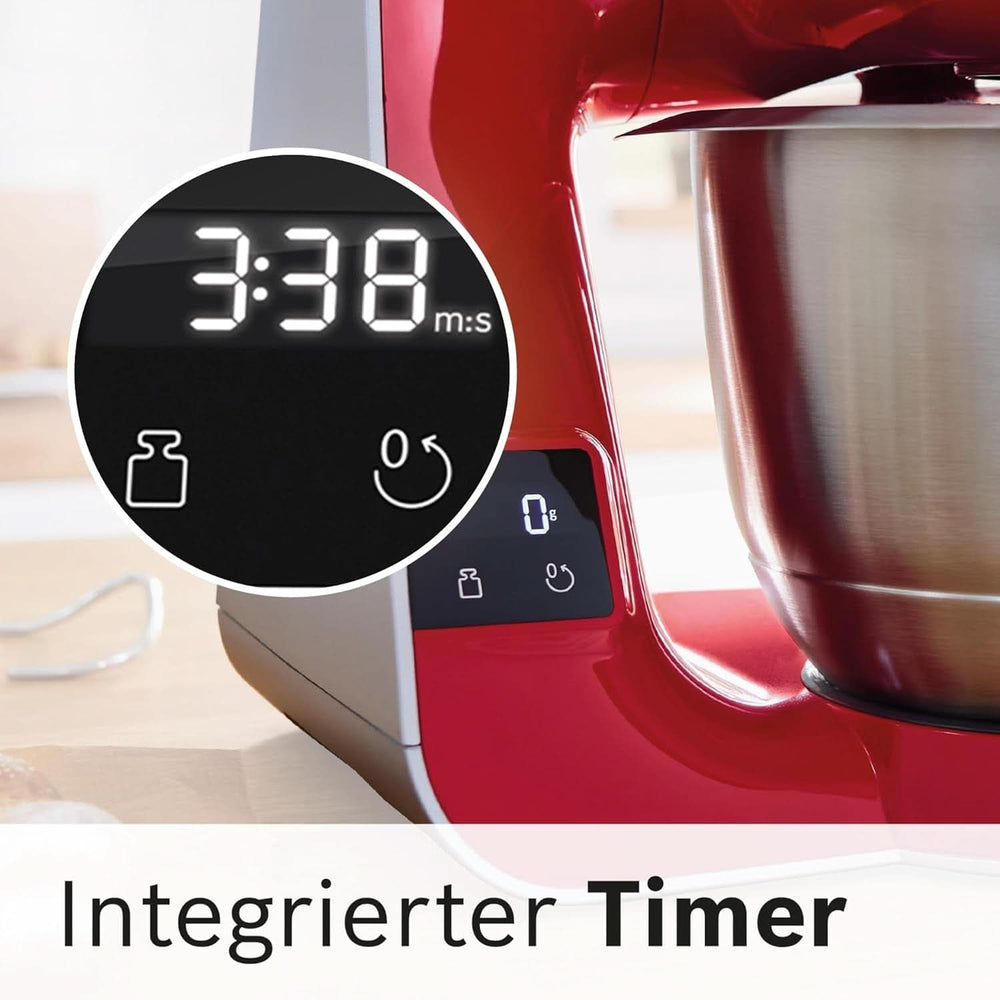 Food processor Bosch Series 4 MUM5X720, integrated scale, stainless steel bowl 3.9L, mixer 1.25L, 1000W Accessories Food and Breastfeeding Bebe Naty Shop