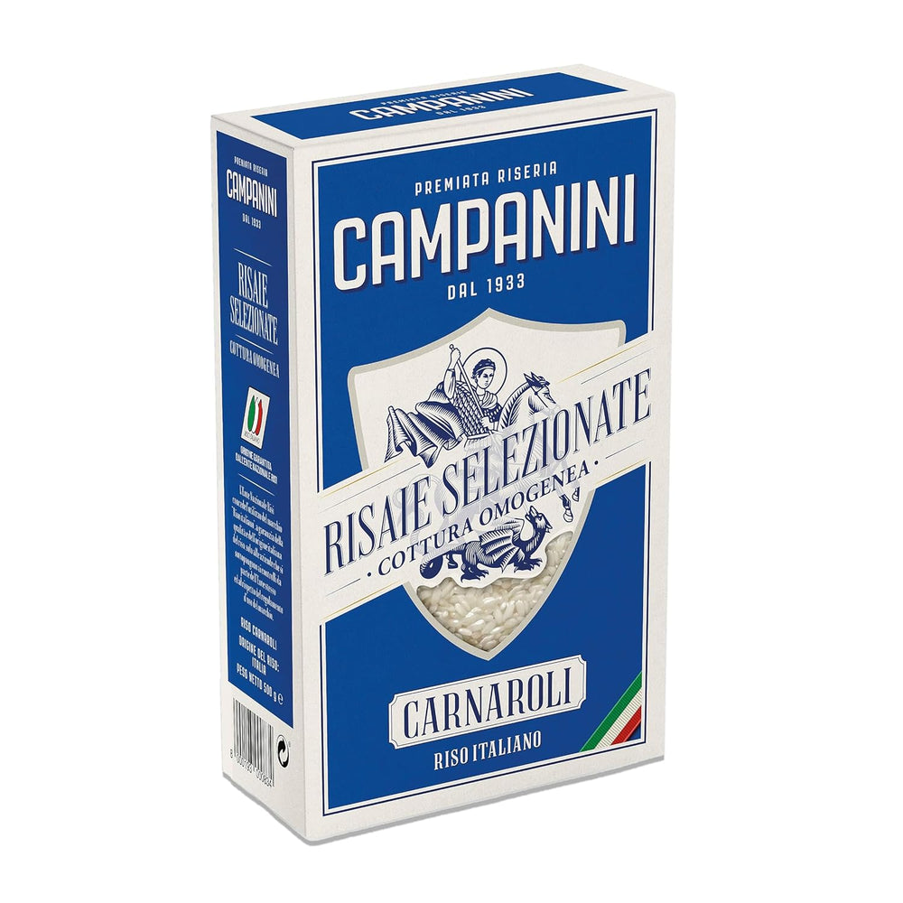RISO CARNAROLI | Rice Risotto | 500 g from Italy | Risottos and Soups | RISERA CAMPANINI