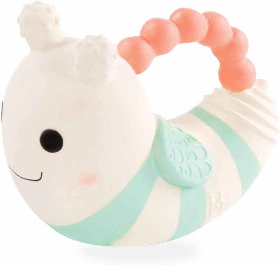 B. toys Jucărie pentru copii cu lumină colorată schimbătoare și mărgele curcubeu - Jucărie pentru copii Cloud de la 3 luni Jucarii Bebe Naty Shop Albină