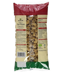Pipe Rigate organic wholemeal pasta, vegan, 500 g