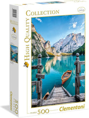 Clementoni 35039 Braies Lake - 500 Piece Puzzle From 9 Years Old Colorful Puzzle For Adults With Bold Colors Skill Game For The Whole Family Nice Gift Idea Puzzle Naty Shop Default Title