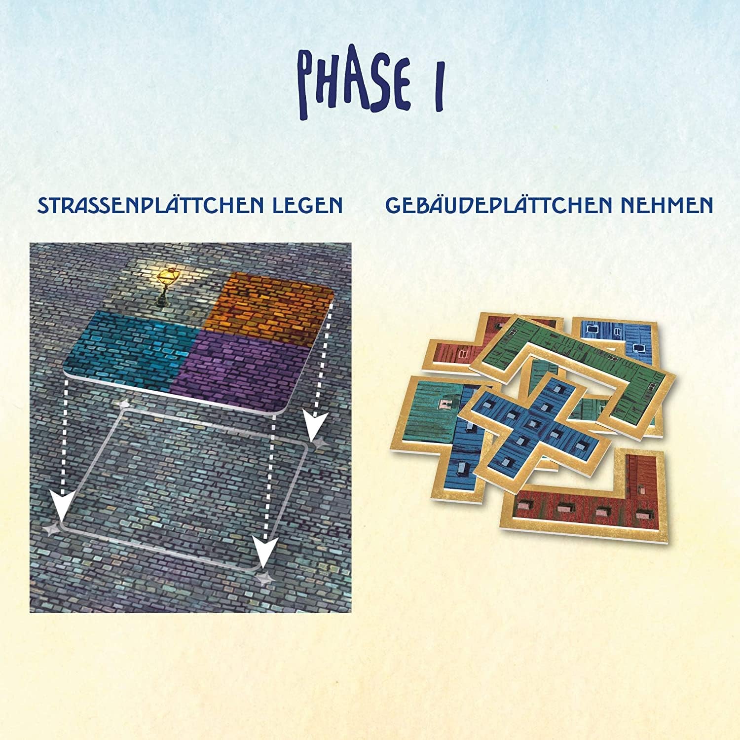 KOSMOS 680442 Paris - City of Lights Duel for the best construction sites 2-player strategy game with simple rules 2-player game 10 years and up