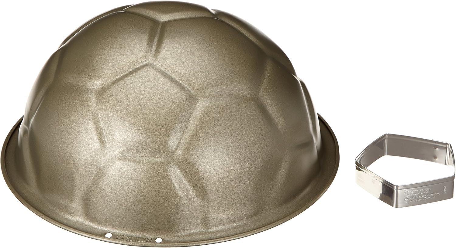 Staedter - Motivbackform Emil Der Igel - Hochwertige Antihaftbeschichtung - PFAS Frei Molds and trays for baking Naty Shop Motivbackform Fußball