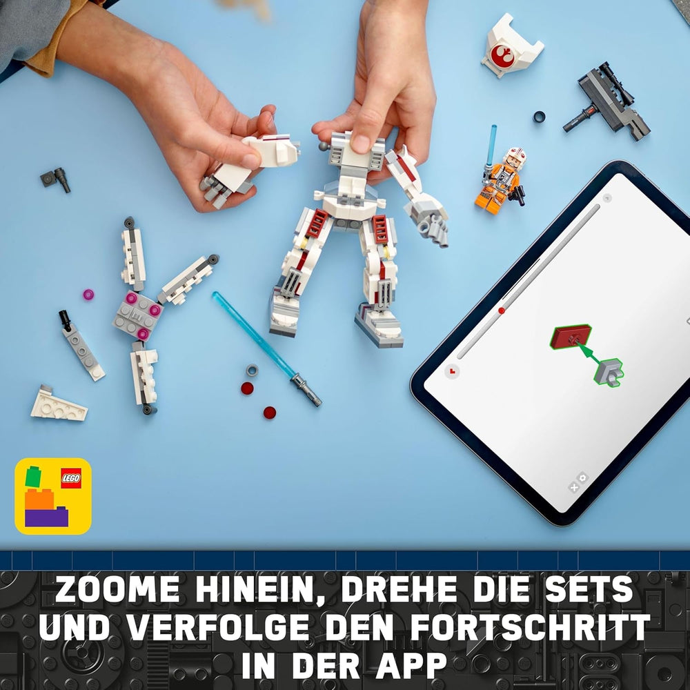 LEGO Star Wars Luke Skywalker's X-Wing Mech, collectible toy bricks, action adventure, gift idea for creative boys and girls aged 6+ 75390 Building sets Besuche den LEGO-Store