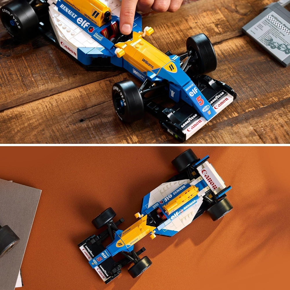LEGO Icons Williams Racing FW14B with Nigel Mansell - F1 Model Car Set with Race Driver Minifigures to Collect - Desk Decoration with Stand - Gift for Adults and Teens Motor Sports Fans 10353 Building Sets Besuche den LEGO-Store