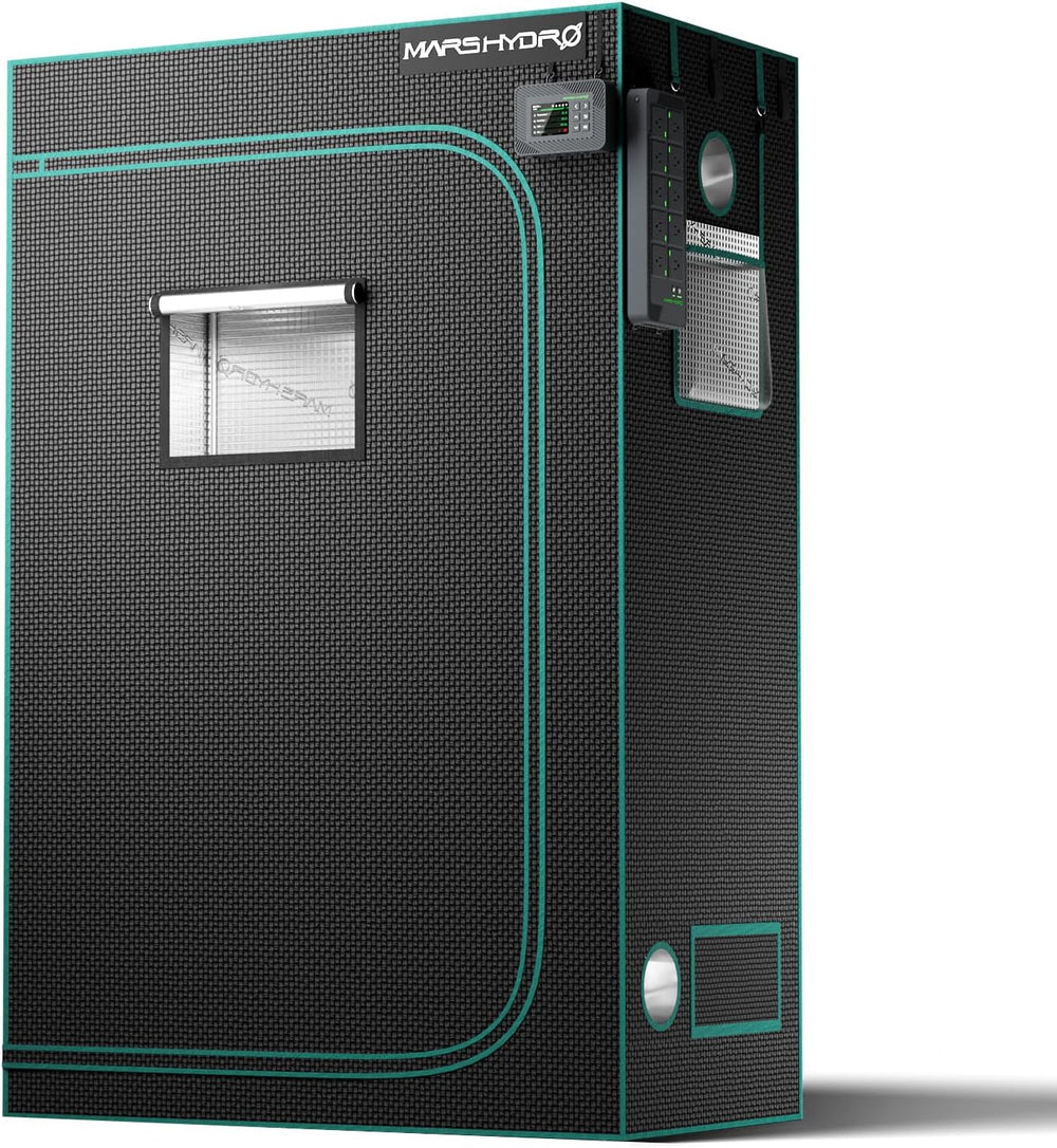 MARS HYDRO Grow Tent 60x60x140cm, Indoor Grow Tent, Reflective Mylar Grow Tents for Hydroponics, Removable Bottom Tray for Plant Growing Space