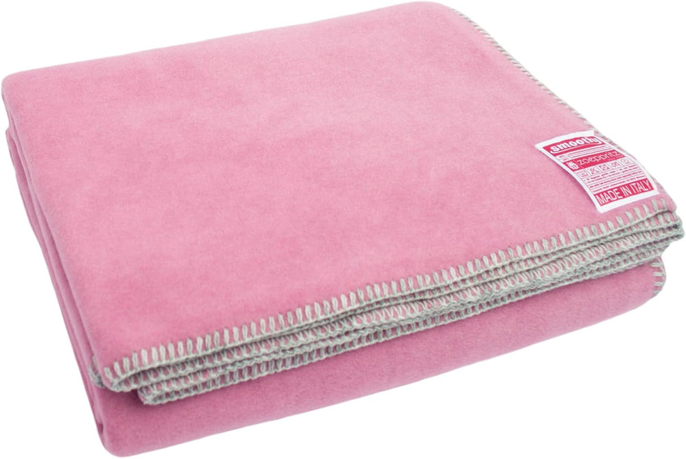 Zoeppritz from 1828 Smoothy fleece blanket - Fluffy comfortable polar fleece blanket - Vegan - 140X190Cm - 010 Off-White, 010 Offwhite Zoeppritz Since 1828 440 Blue Lavender 140X190Cm