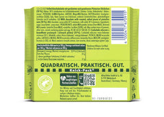 Ritter Sport Pistachio, milk chocolate with fine pieces of pistachio, a chocolate classic, perfect for snacking and enjoying, a great gift idea, 12 bars x 100g