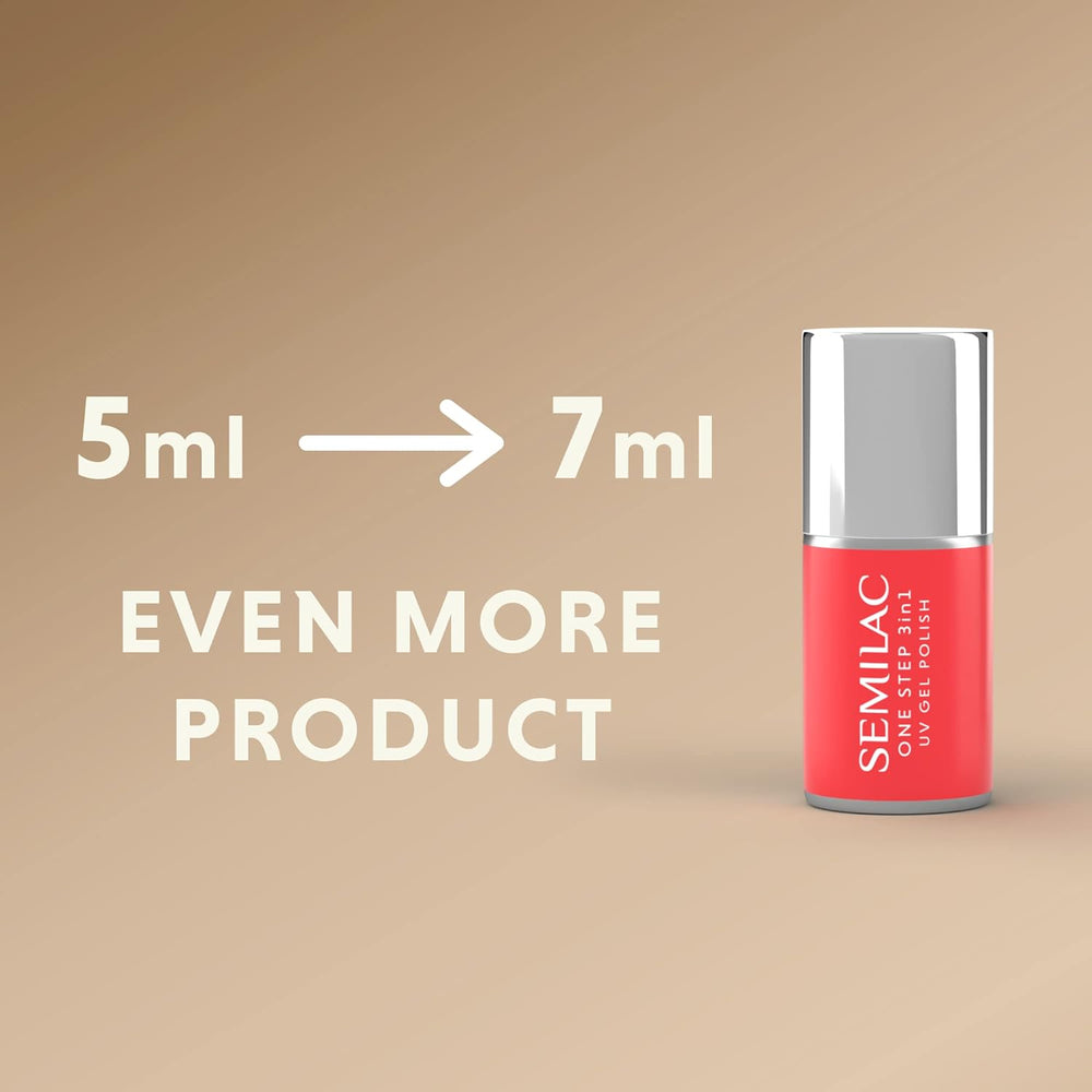 Oja UV Semilac One Step Hybrid 3 in 1 S450 Inner Warmth Peach 7 ml