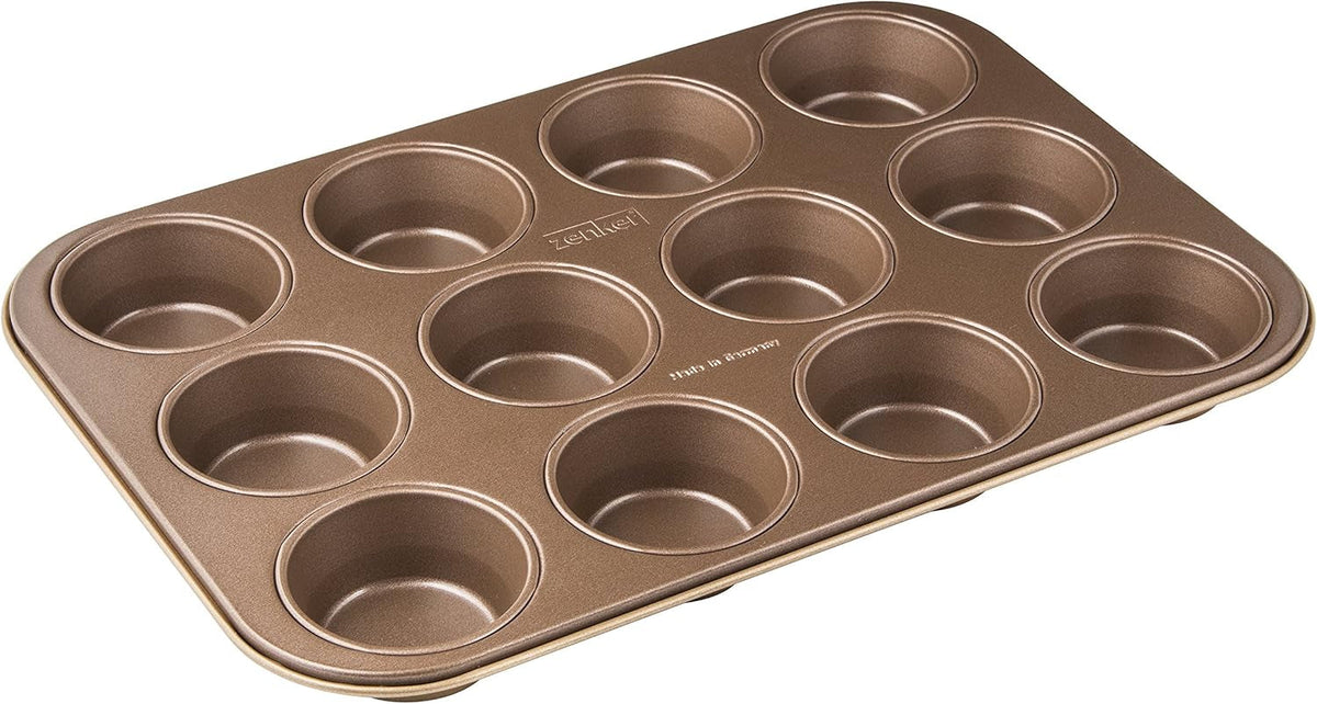 Zenker, muffin pan diameter Ø 7 cm, MOJAVE GOLD Molds and baking trays Naty Shop