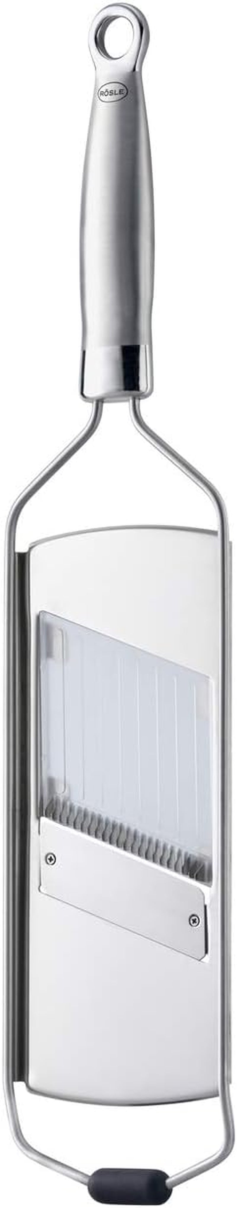 RÖSLE gourmet slicer High-quality slicer for truffles, fine mushrooms, parmesan, radishes, thin slices, stainless steel 18/10 Peeler RÖSLE Julienne slicer