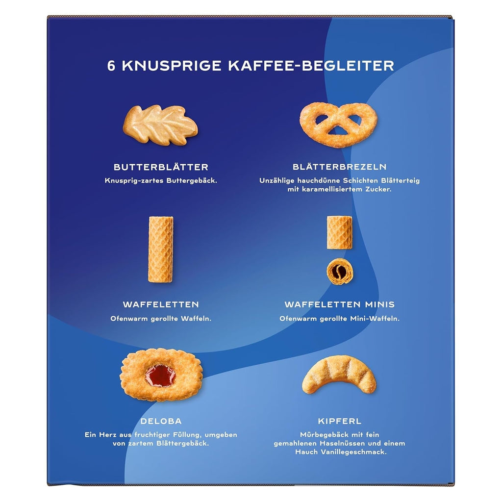 Colecția Bahlsen Caroline - 1 pachet - Mix pentru biscuiți și napolitane (10 x 161 g/ 1610 g)