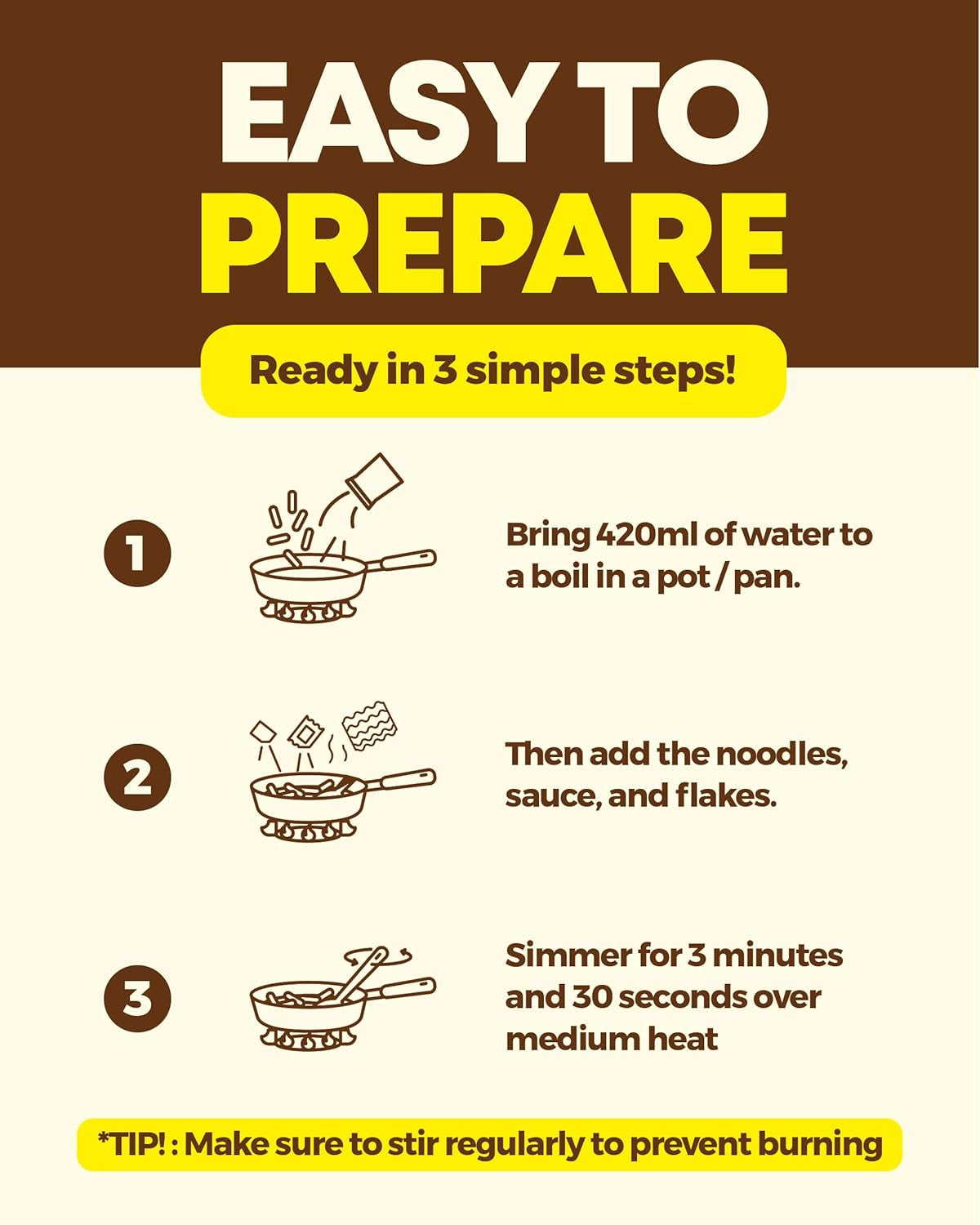 NONGSHIM Rapokki (Jjajang, 400ml) – authentic Korean street food, ramen and rice cakes, black beans; quick and easy to prepare, ready in 4 minutes