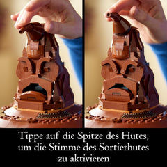 LEGO Harry Potter Talking Hat Hogwarts Model Adult Movie Gift For Women Men Mom Dad With 31 Random Sound Combinations Sorts You Into Your Hogwarts House 76429 Building Sets Besuche den LEGO-Store