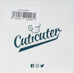 Fursecuri cu cartofi prăjiți mexicani în formă de craniu de Halloween, albastre, 8 x 7 x 1,5 cm