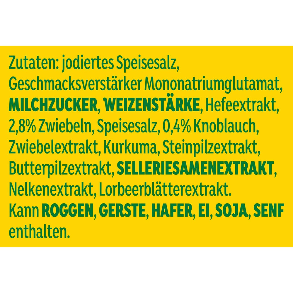 Knorr Würzmischung Universal Aromat für schnelle Gerichte zum Seasoning and seasoning of meat, vegetables, sauces and more 100 g