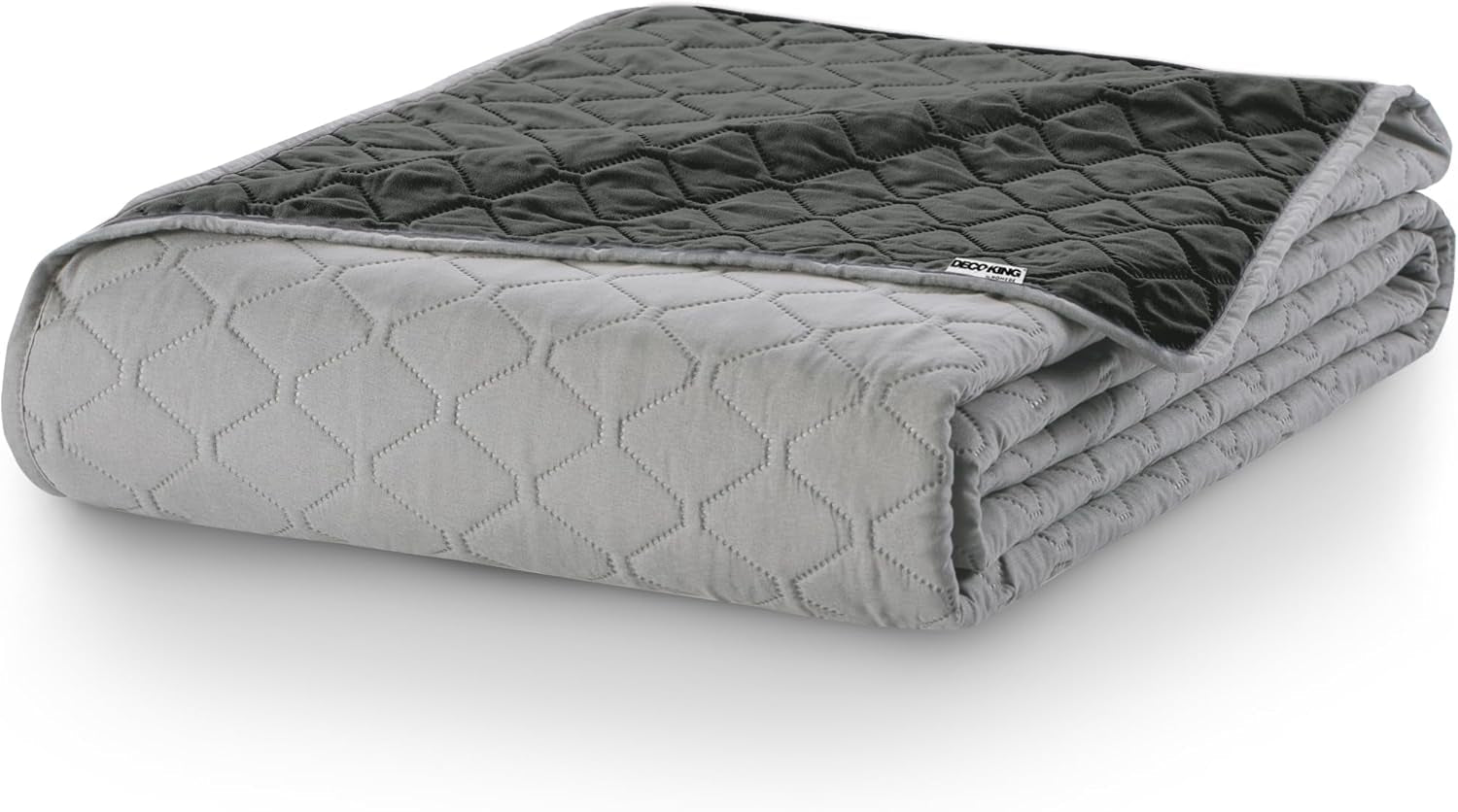 Decoking Bedspread 200 X 220 Cm Graphite Anthracite Silver Gray Two-sided bedspread easy to maintain Axel Beds and Blankets Besuche den DecoKing-Store