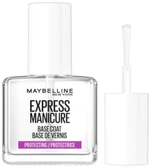 Maybelline New York Nail Polish, Transparent Base, Super Stay Strength & Protecting Base Coat, 12 ml