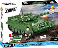 COBI T-72 (East Germany/Soviet), 10.8" x 4.5" x 4.3"