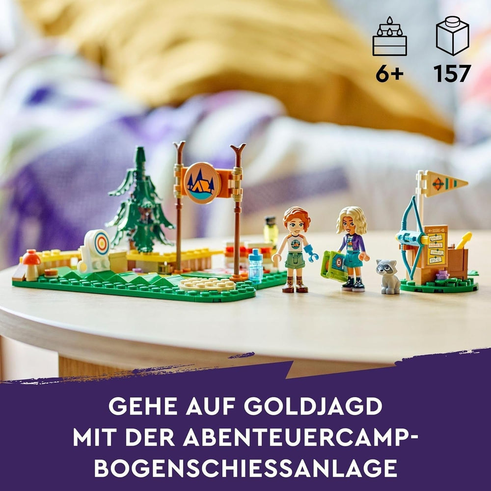 LEGO Friends Archery at Adventure Camp Kids Building Toy with Bow and Arrow, 2 Figures and a Sink, for Girls and Boys Ages 6+ 42622 Building Sets Besuche den LEGO-Store