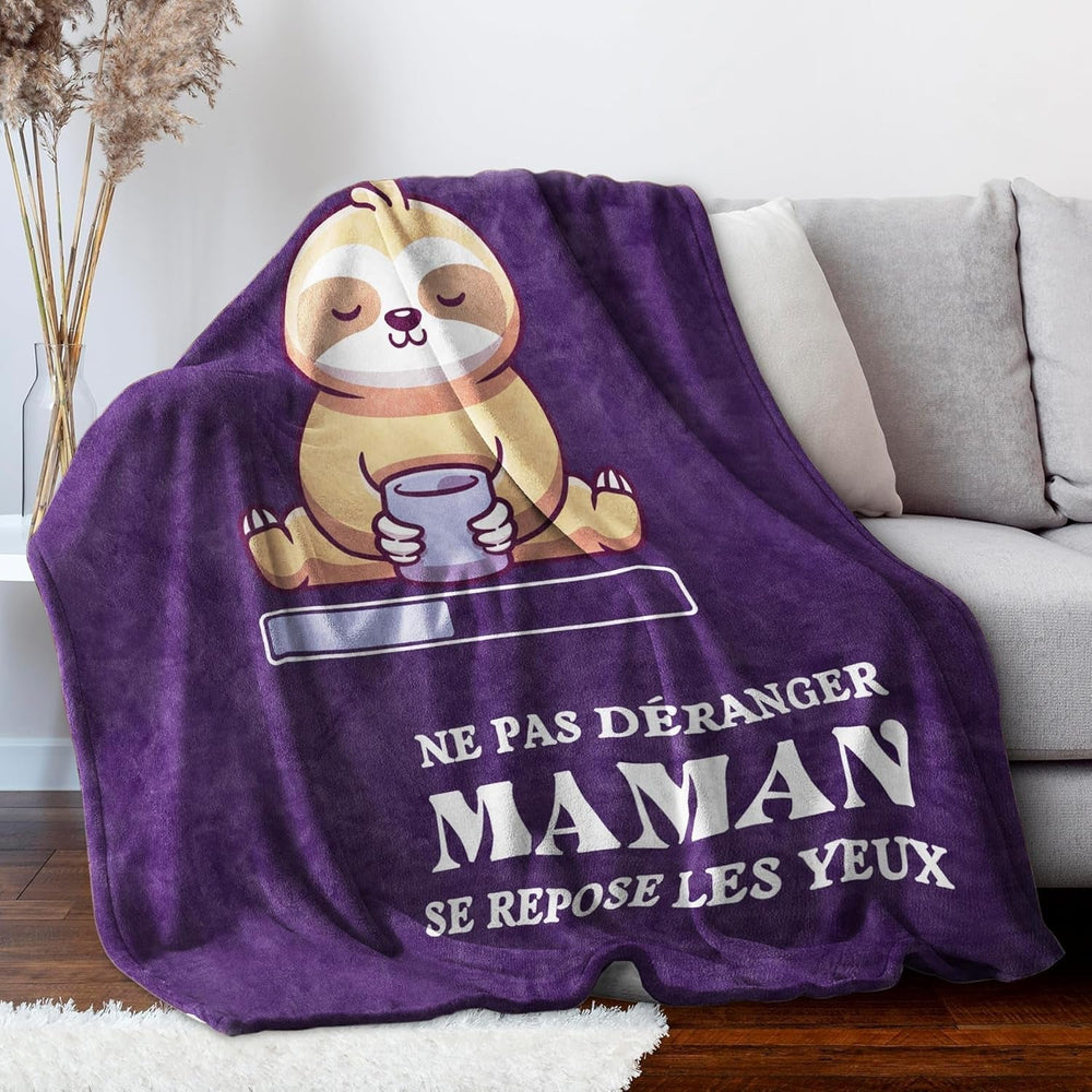 Niyewsor Birthday gift, For mom, Fleece blanket, Gift for mom, Mother's Day and Christmas gift idea for mom Niyewsor Beds and Blankets