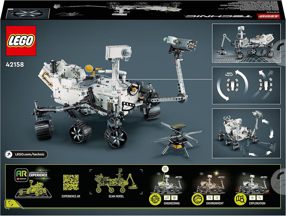 LEGO Space Toy Set 42158 Technic NASA Mars Rover Perserverance with Ar App, Science Building Toy for Girls and Boys 10+ Building Sets Besuche den LEGO-Store