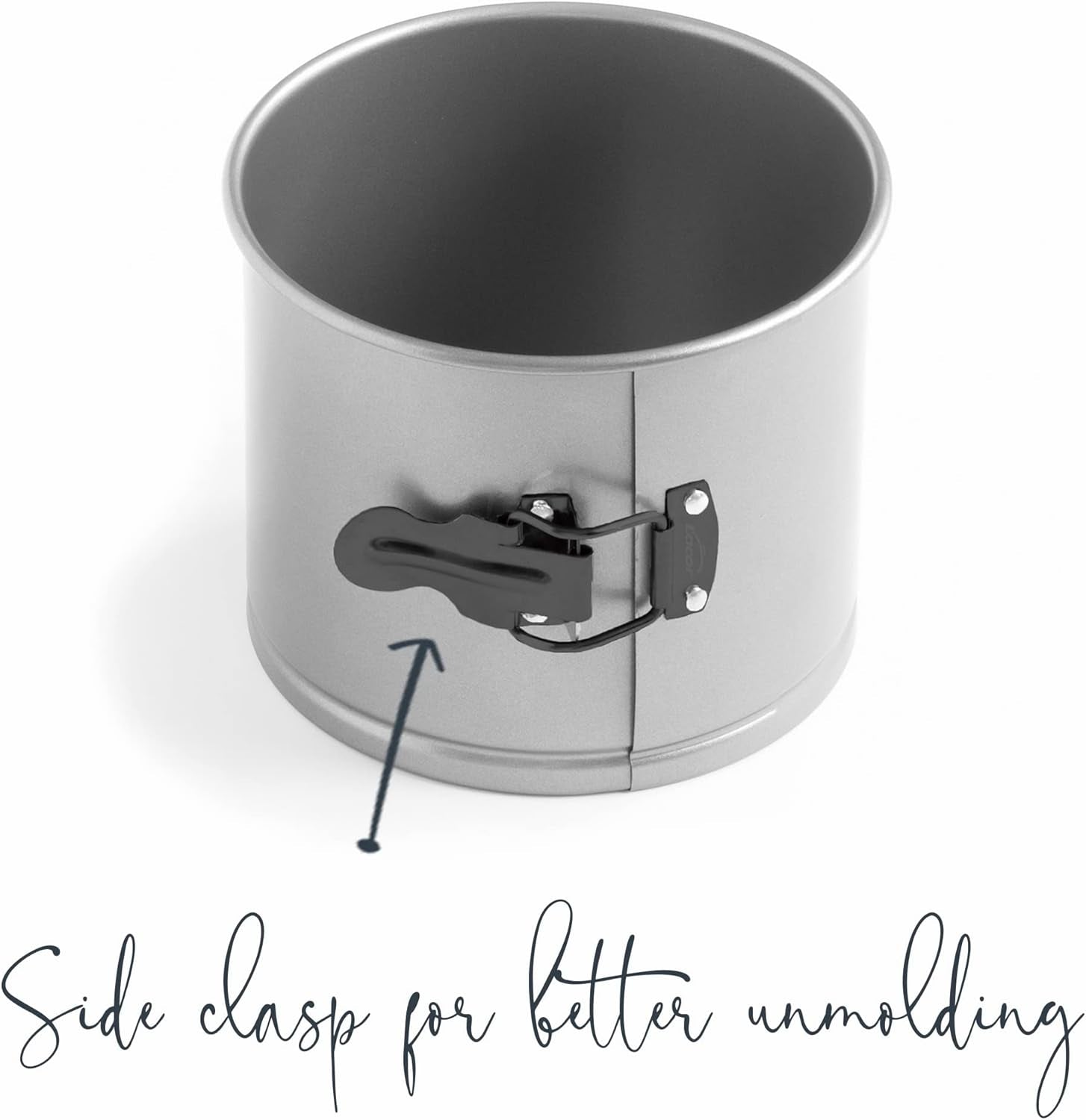 Panettone mold, removable, carbon steel, non-stick, diameter 16 cm, volume 2 liters Baking molds and trays Naty Shop