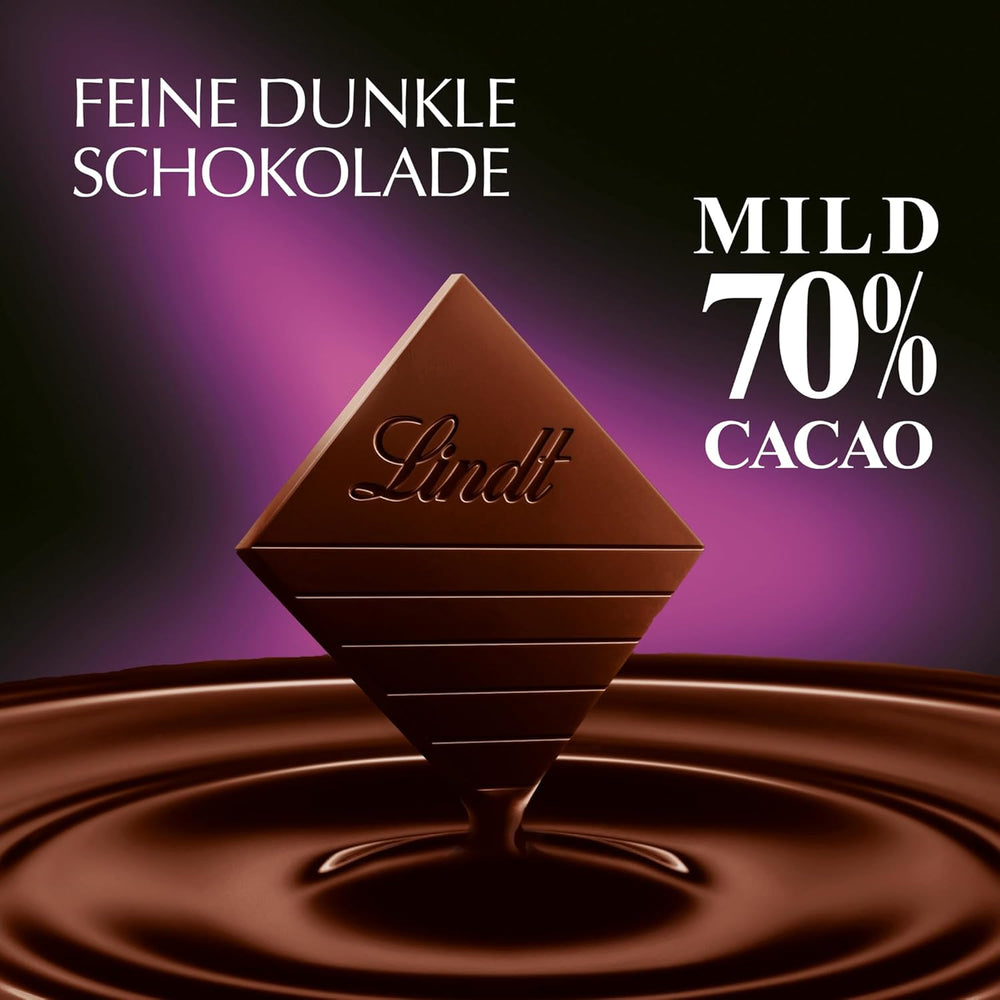 Lindt Chocolate | EXCELLENCE Mild Stick 70% | 100g | Mild dark chocolate with an intense cocoa flavor | Vegan chocolate bar