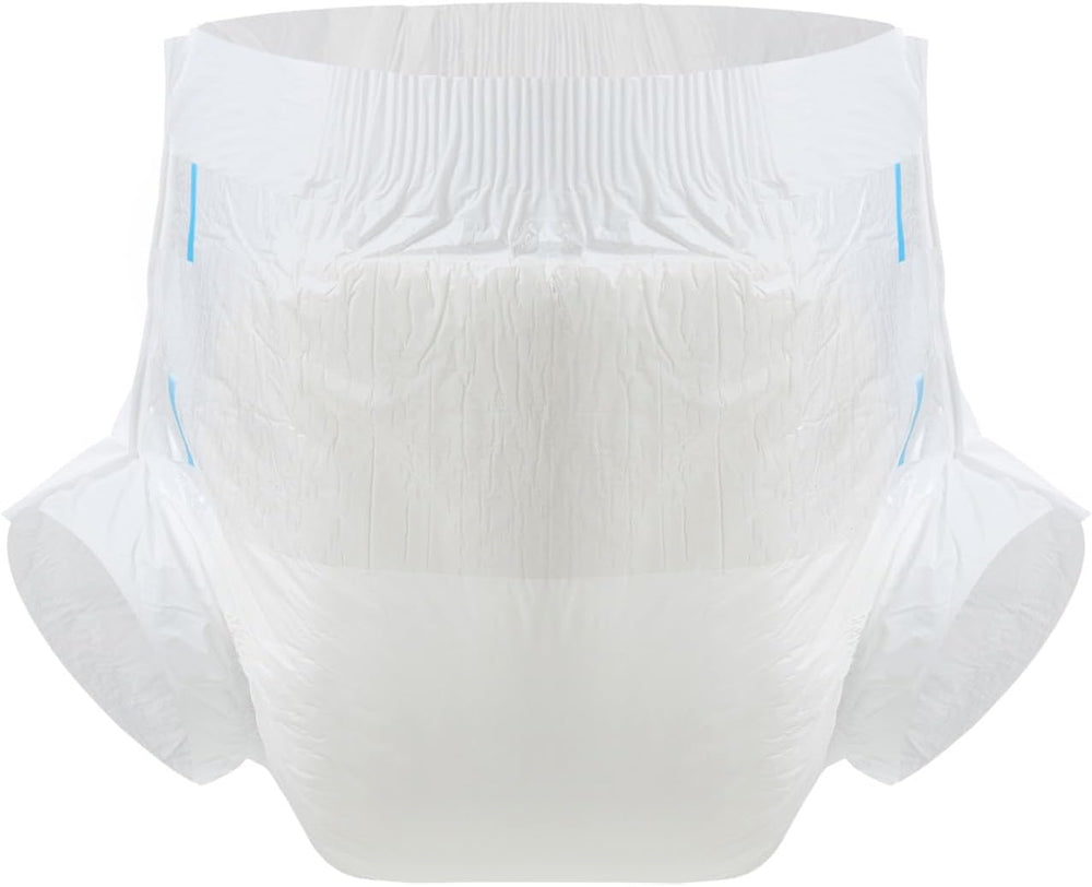CutiePlusU Adult Diapers, 10 Pack Disposable Incontinence Panties with Loops for Women and Men, Maximum Absorbency Overnight - White (Medium Size 71-96cm)