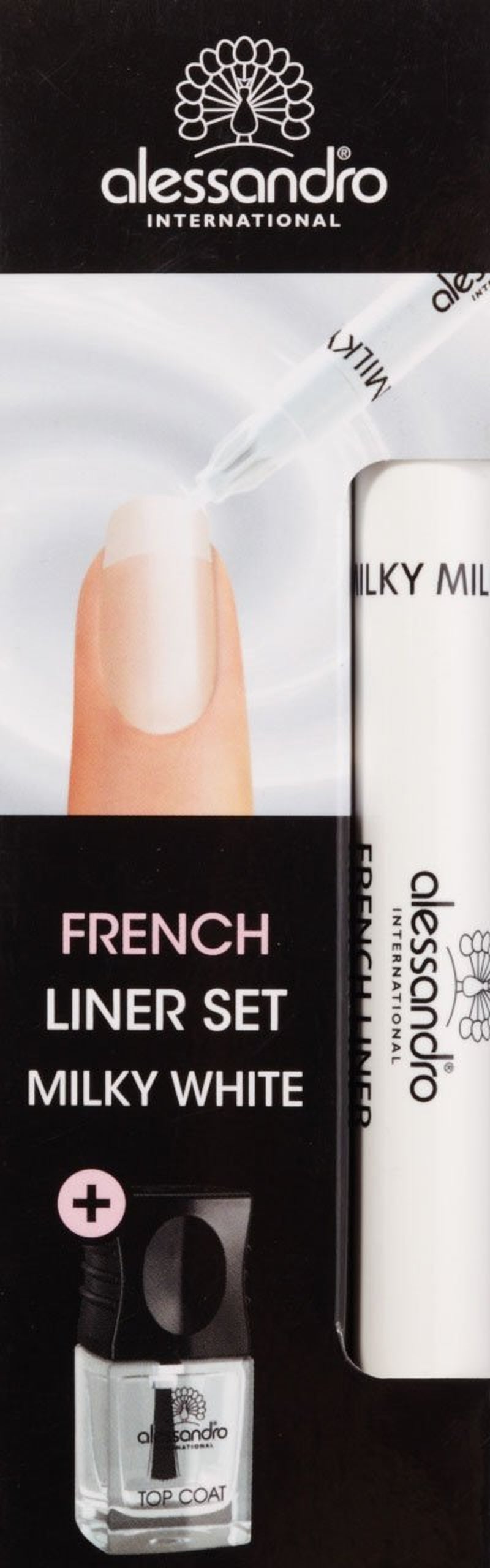 Alessandro Effect French Liner Milk White 1 Pack (1 x 5ml + 3.2ml)