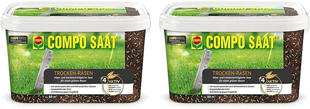Compo SAAT® Trocken-Rasen 2Kg Für 80M²