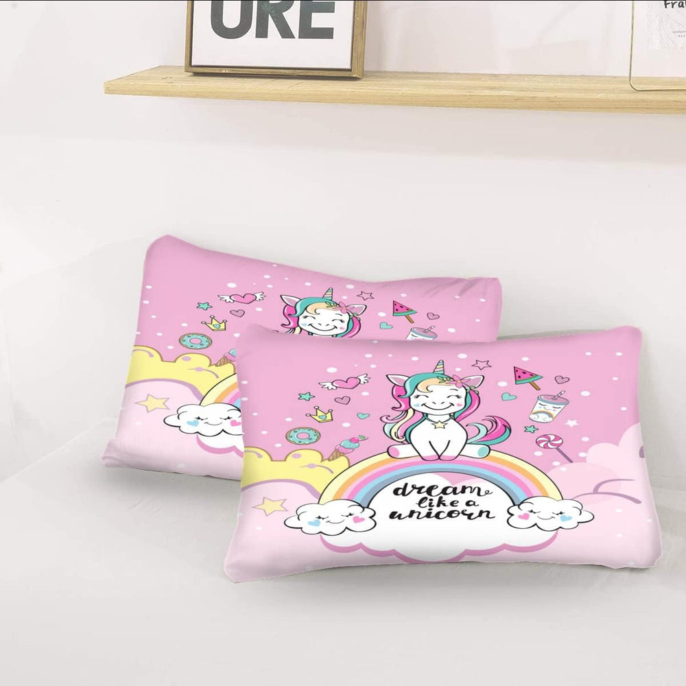 Bedding for girls, Unicorn, 2 pillowcases Bedding - children Naty Shop