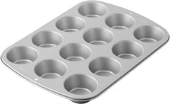 Wilton 03-3118 Cupcake- /Muffin Backform, Recipe Right, Antihaft, 12 Vertiefungen, Grau Molds and baking trays Naty Shop
