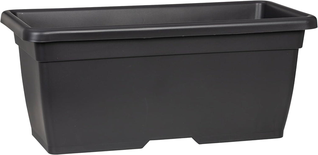 Scheurich Linetto 30, jardinieră/ghiveci/jardină, rotundă, culoare: nisip, fabricată din plastic reciclat, garanție 10 ani, pentru uz exterior