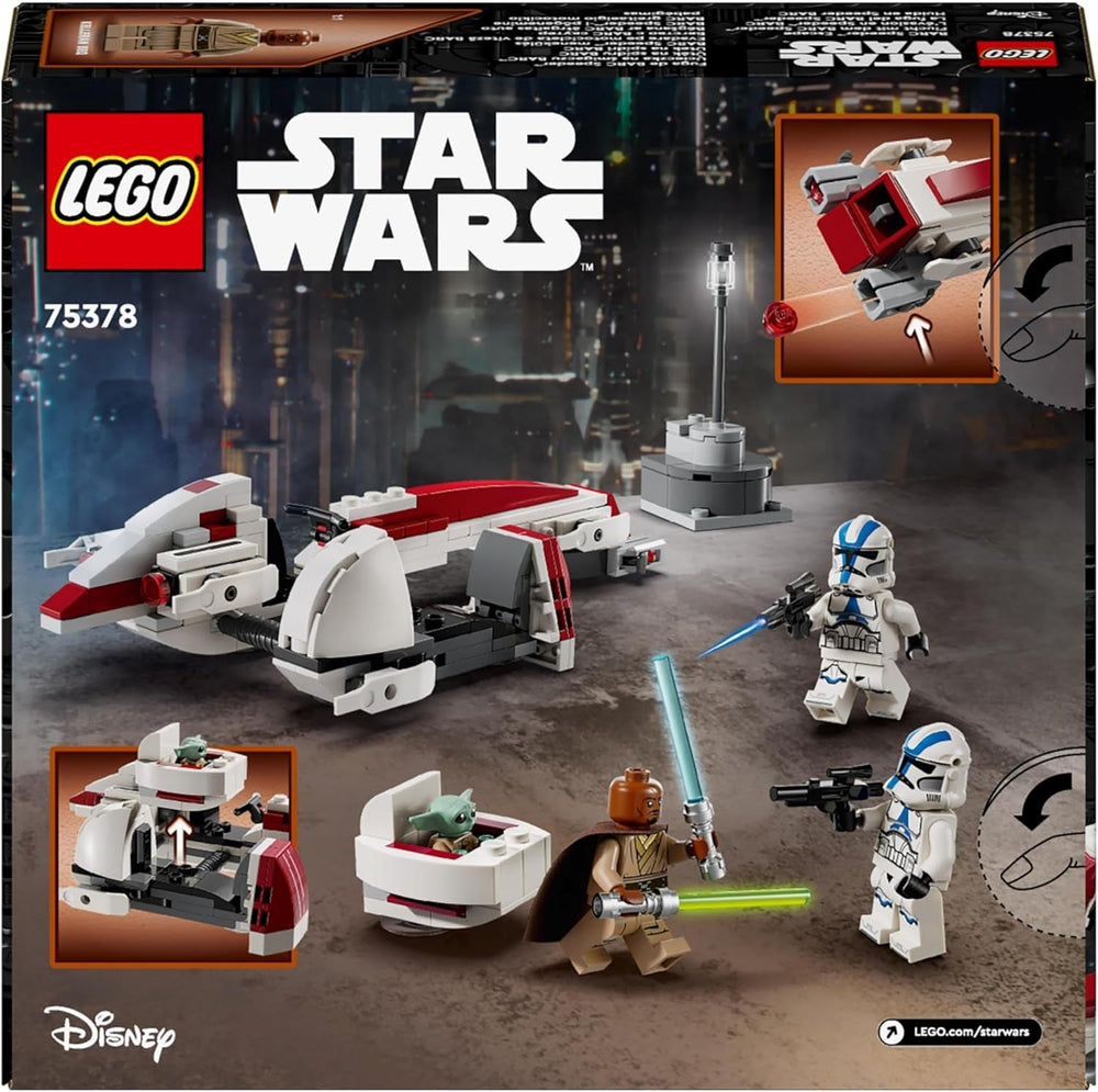 LEGO Star Wars Escape With The BARC Speeder, the Mandalorian Set, Toy Bike With Sidecar, Includes The Figures Kelleran Beq And Grogu, Gift For Boys And Girls From 8 Years 75378 Construction Sets Beuche den LEGO-Store