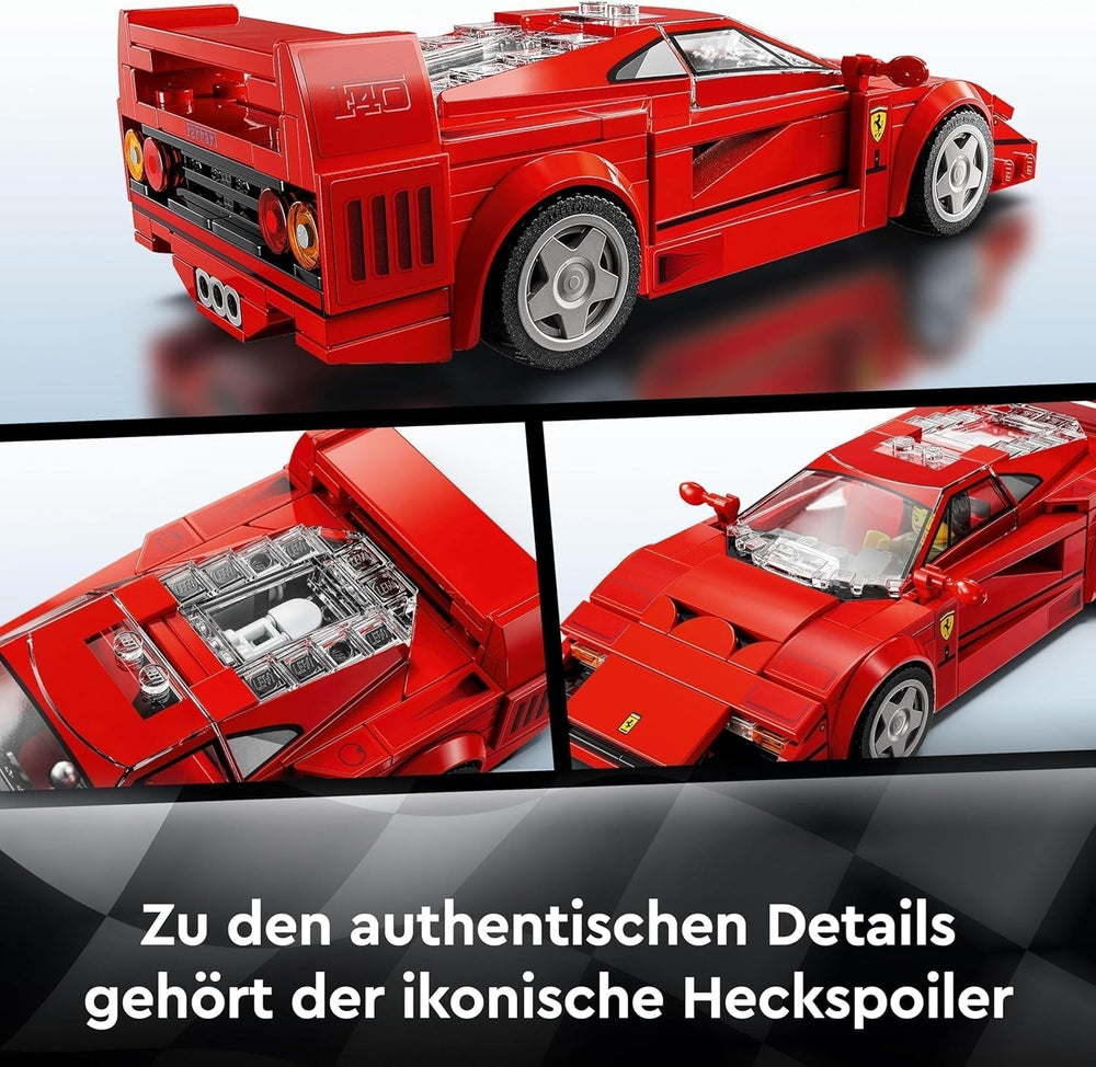 LEGO Speed Champions Ferrari F40 Super Sports Car, Playset with Buildable Toy Car and Minifigure Driver, Collection Building Set for Kids, Gift for Boys and Girls 76934 Building Sets Besuche den LEGO-Store