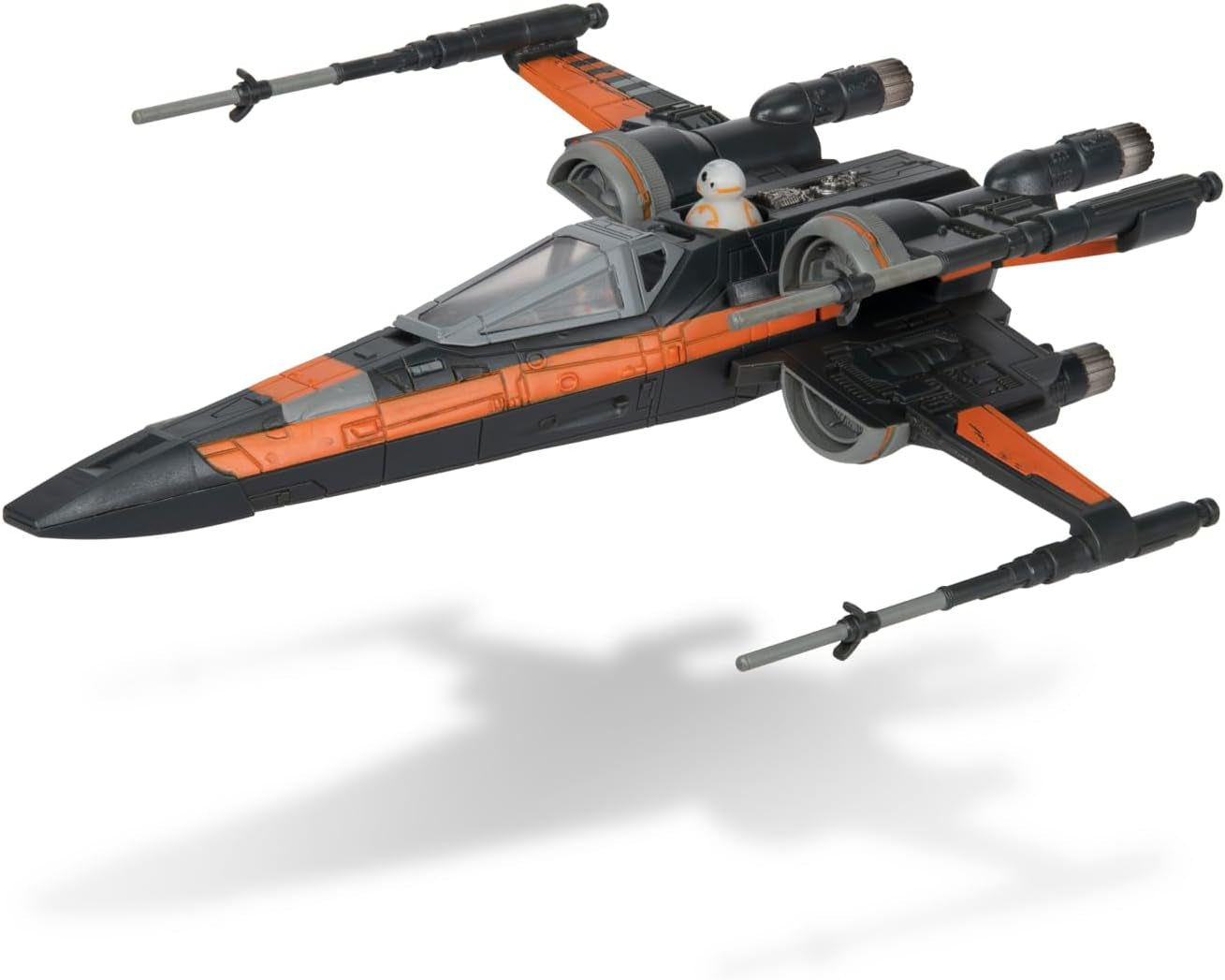 Bizak Star Wars Micro Galaxy Squadron Poe Dameron T-70 X-Wing 12 Cm Vehicul cu două figuri Poe Dameron și BB8 (62610040) Action figures Naty Shop