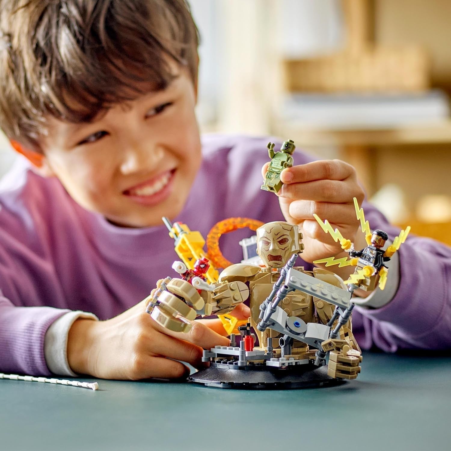 LEGO Marvel Spider-Man Vs. Sandman: Showdown Superhero Toy with Figures Including Lizard and Electro Role-Playing Building Toy Gift for Action Enthusiast Boys and Girls 76280 Building Sets Besuche den LEGO-Store